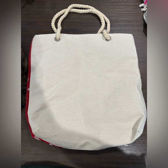 NEVER USED Holiday-Themed Snowman Tote Bag by The Lakeside Collection - Picture 3 of 3